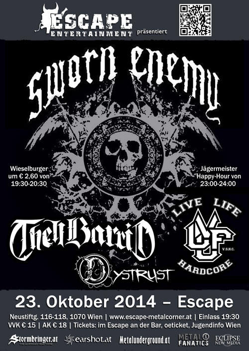 Sworn Enemy, Thell Barrio, Live Life, Dystrust