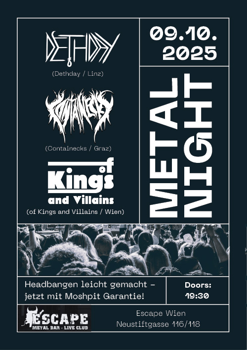 Dethday, Containecks, Of Kings And Villains