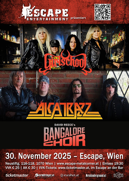 Girlschool, Alcatrazz, David Reece´s Bangalore Choir