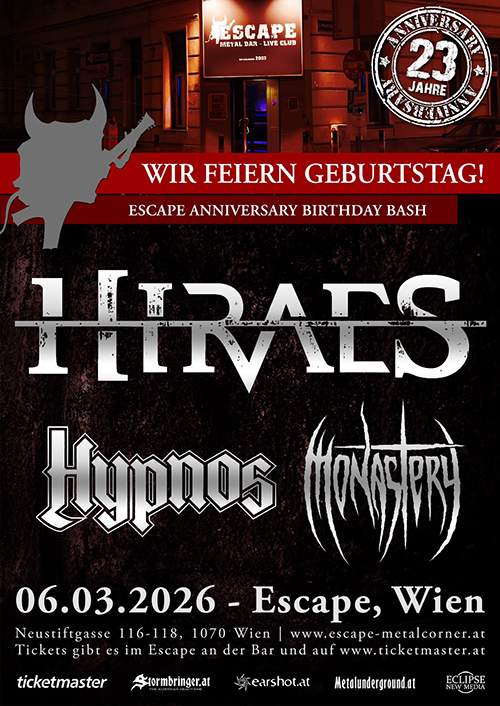 Escape Birthday Bash, Tag 1: Hiraes, Hypnos, Monastery