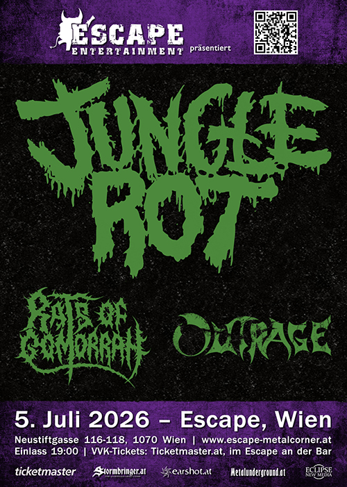 Jungle Rot, Rats Of Gomorrah, Outrage