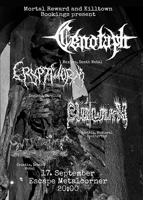 Cenotaph, Cryptworm, Blütwürm, Gutswamp
